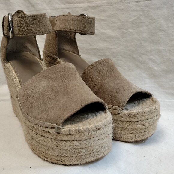 Marc Fisher Alida Espadrille Platform Wedge Sandal NWOT - Picture 2 of 9
